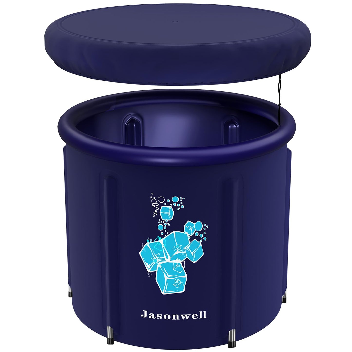 Jasonwell Ice Bath Tub for Athletes - Heavy Duty Cold Water Therapy Plunge Tub Ice Pod for Recovery Portable Ice Barrel Plunge Pool for Outdoor Inflatable Hot Tub Bathtub at Home for Adults