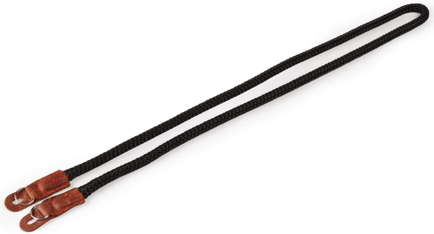 100cm/39inc MegaGear SLR, DSLR Sierra Series Genuine Leather Camera Shoulder or Neck Strap, Black, Large
