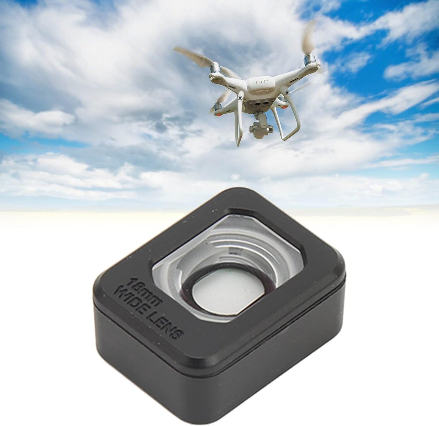 ASHATA 3 25% for Mini Pro Wide Angle Lens - Increased Field of View - HD Picture Quality - Quick Installation