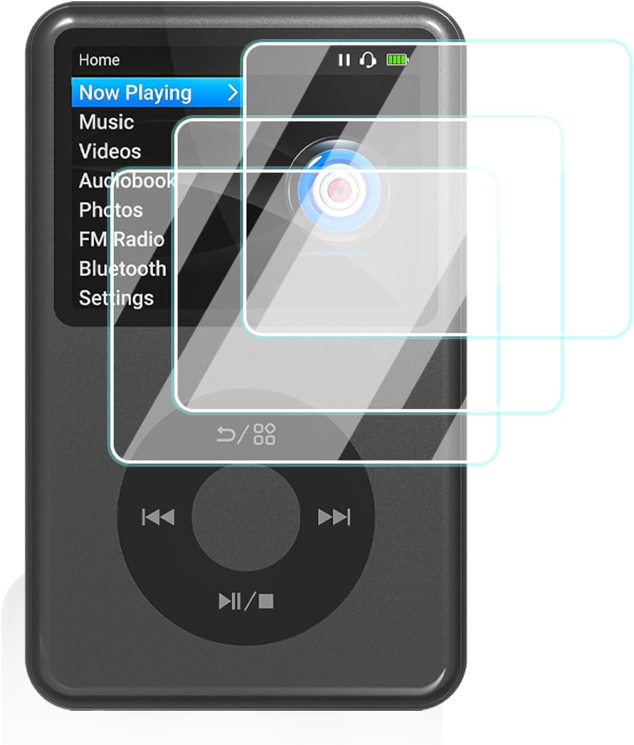 UYRUREL Y1 Mp3 3 Pack Screen Protector for Innioasis Player, High-definition Scratch Resistant Nanofilm Film,HD