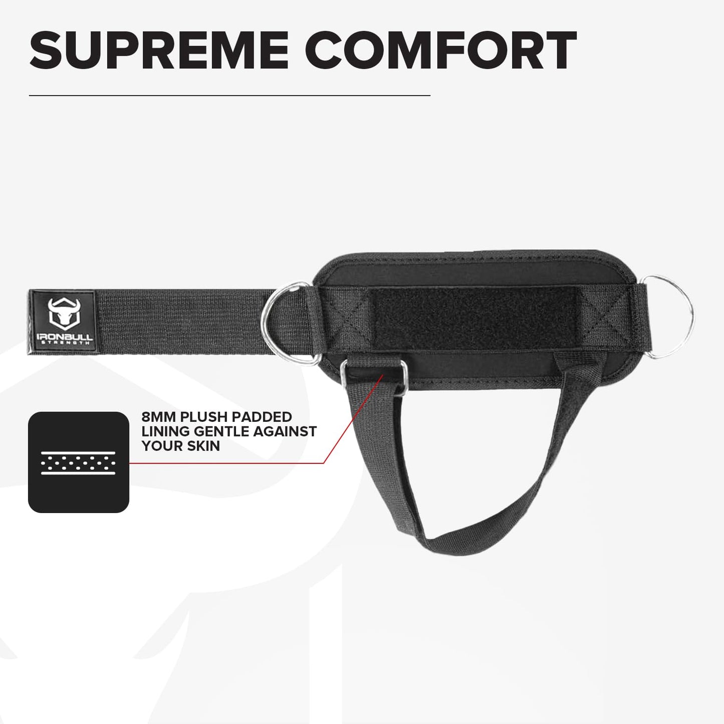 Women's Kickback Ankle Strap for Cable Machines & Resistance Bands: Gym & Home Workout Cuff Attachment for Leg Extensions, Kickbacks, Hip Abductors - Booty Exercises" (Single, Black)