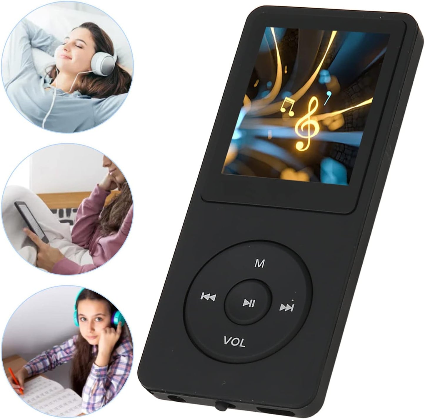 Zopsc MP3 MP4 8GB 64GB 30 Player Memory Expandable, Hours Playback, Lightweight and Portable, Easy to Use, Lossless