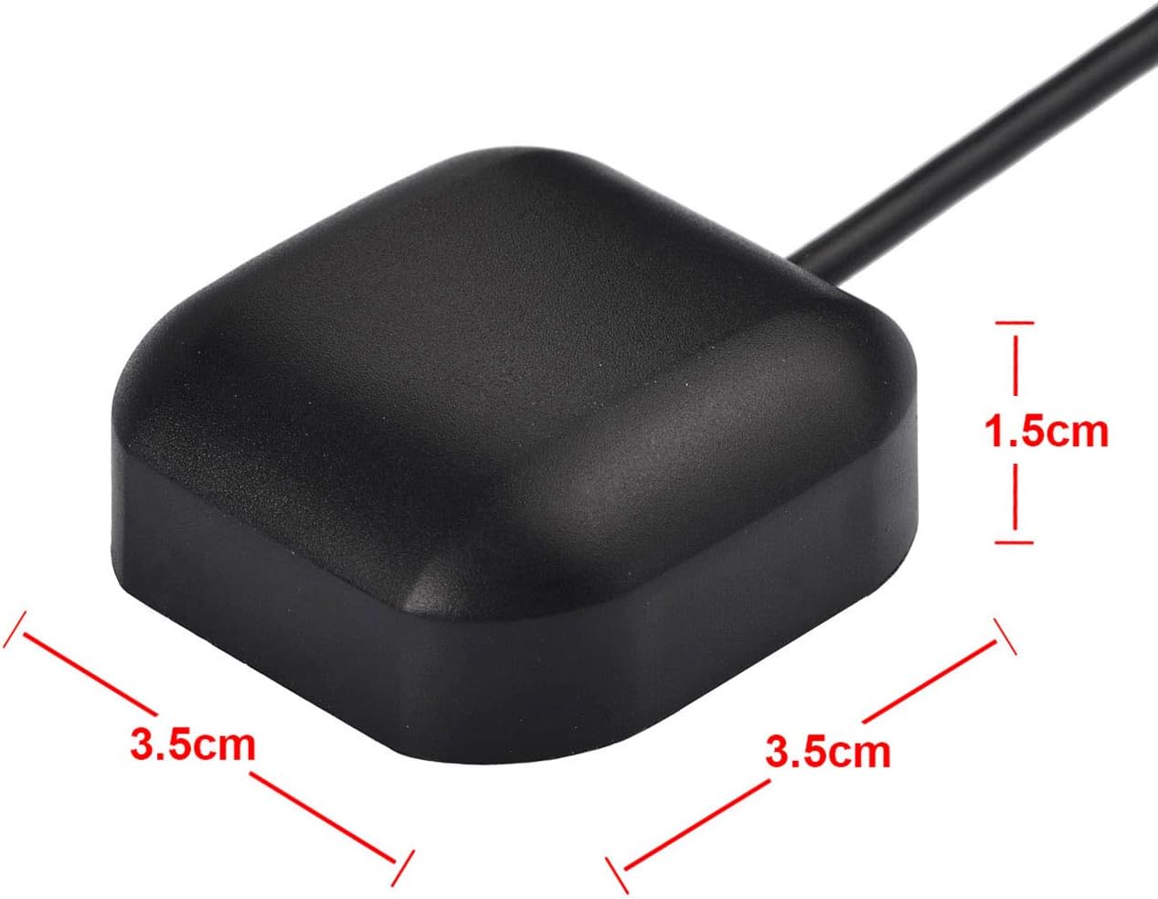 BINGFU Car GPS Antenna SMA Male Waterproof Active GPS Navigation Antenna for Car Stereo Radio Head Unit GPS Navigation