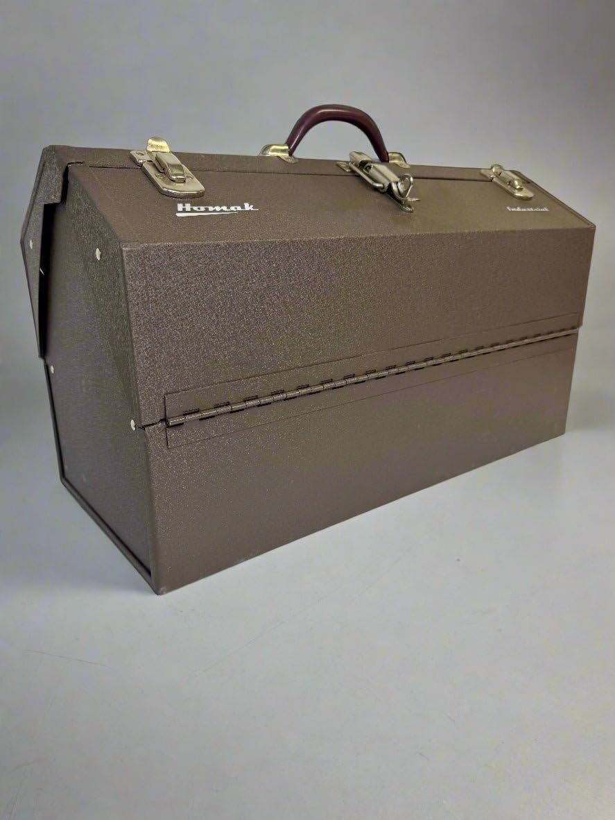 Homak Industrial 22-Inch Cantilever Steel Toolbox, Brown Winkle Powder Coat, BW00210220
