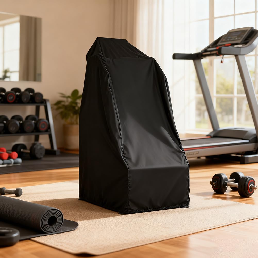 COOSOO Stair Stepper Machine Cover Waterproof Oxford Fabric Commercial Grade Stair Climber Covers with Drawstring for Home Gym (Cover Only)