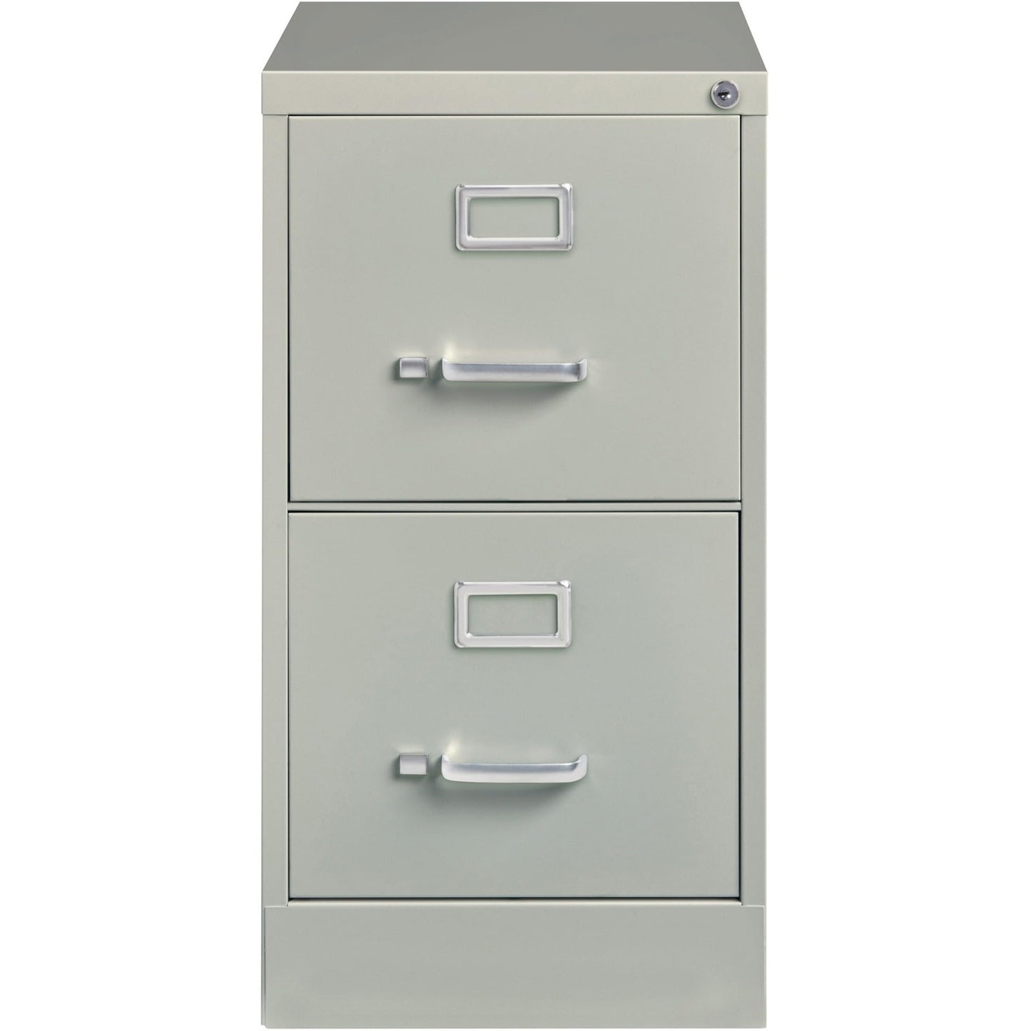 Lorell LLR42292 2-Drawer Vertical File, 15" x 22" x 28, Light Gray