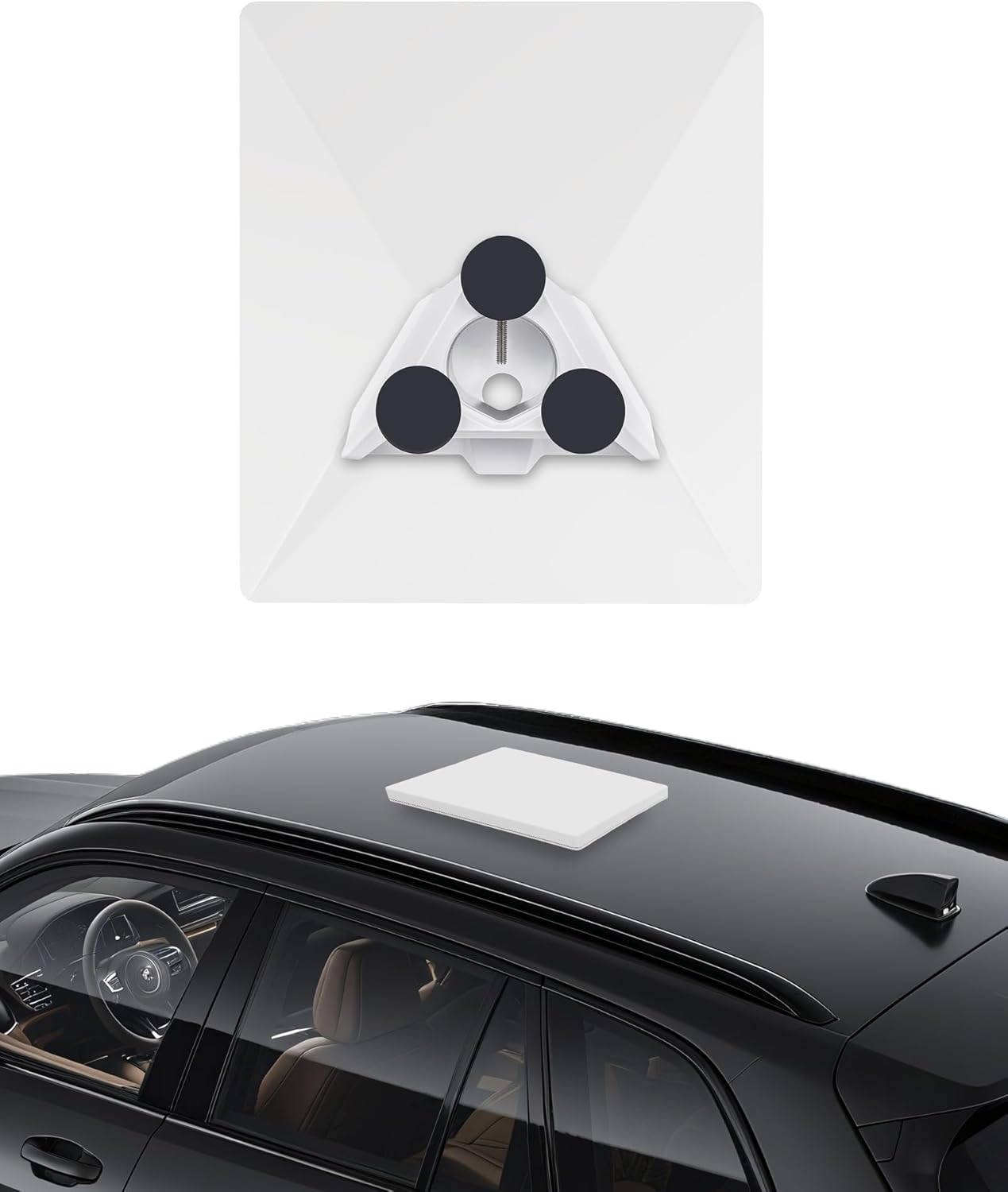 36kg 6mm 3 Starlink Mini Adapter Magnetic Kit - Strong Pull Force, Ultra-Thin, Magnetic Arrays for Car/RV/Truck/Boat
