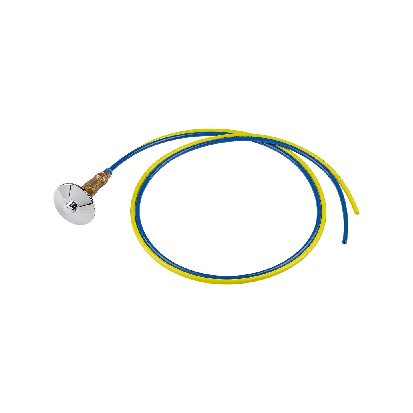 Sloan HY-108-A Hydraulic Push Button Assembly, Spring-Loaded Metal Button Panel Mount - For Use with Sloan Series 900 Hydraulic Flushometers, ADA Compliant, Original OEM Replacement Parts, 318119