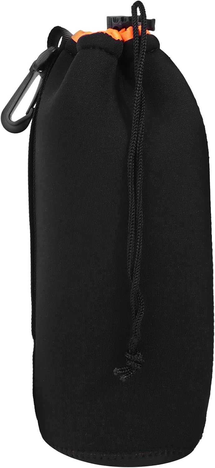 BESPORTBLE Neoprene Camera Lens Pouch with Buckle Shockproof Protective Case for DSLR and Mirrorless Lenses Lightweight