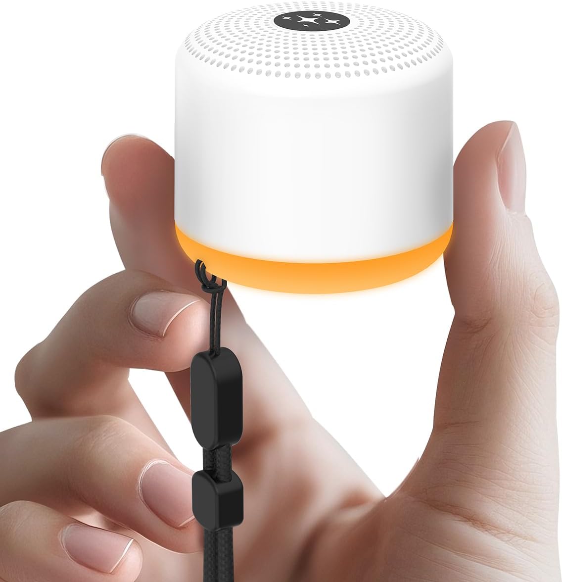 Soothing Sounds White Noise Machine - Portable Sleep Aid with 30 Relaxing Sounds & 12 Color Options