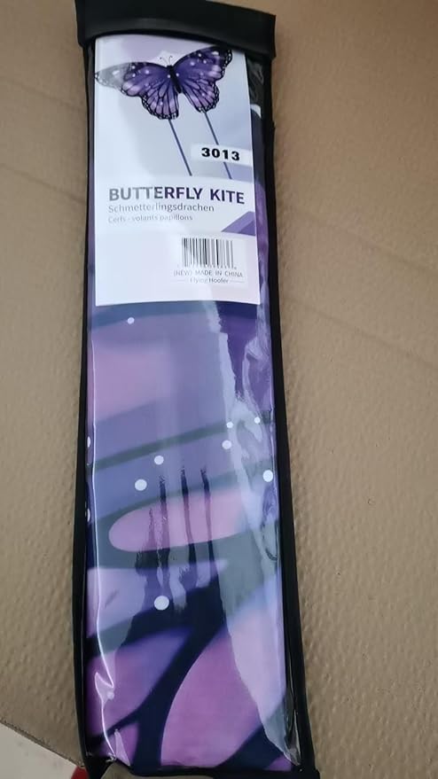 Large Butterfly Kite for Adults and Kids Ages 4-8 & 8-12 Easy to Fly, 55''X28'' Single Line Kite for Outdoor, Park or Beach.