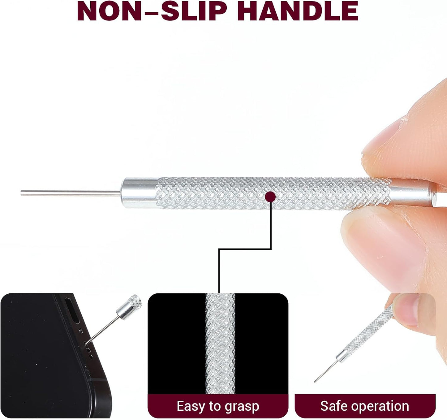AOZUO 16 Pcs SIM Card Removal Pin, SIM Card Tray Ejector Pins Removal Opening Tool Watch Chain Link Remover Pin Tools