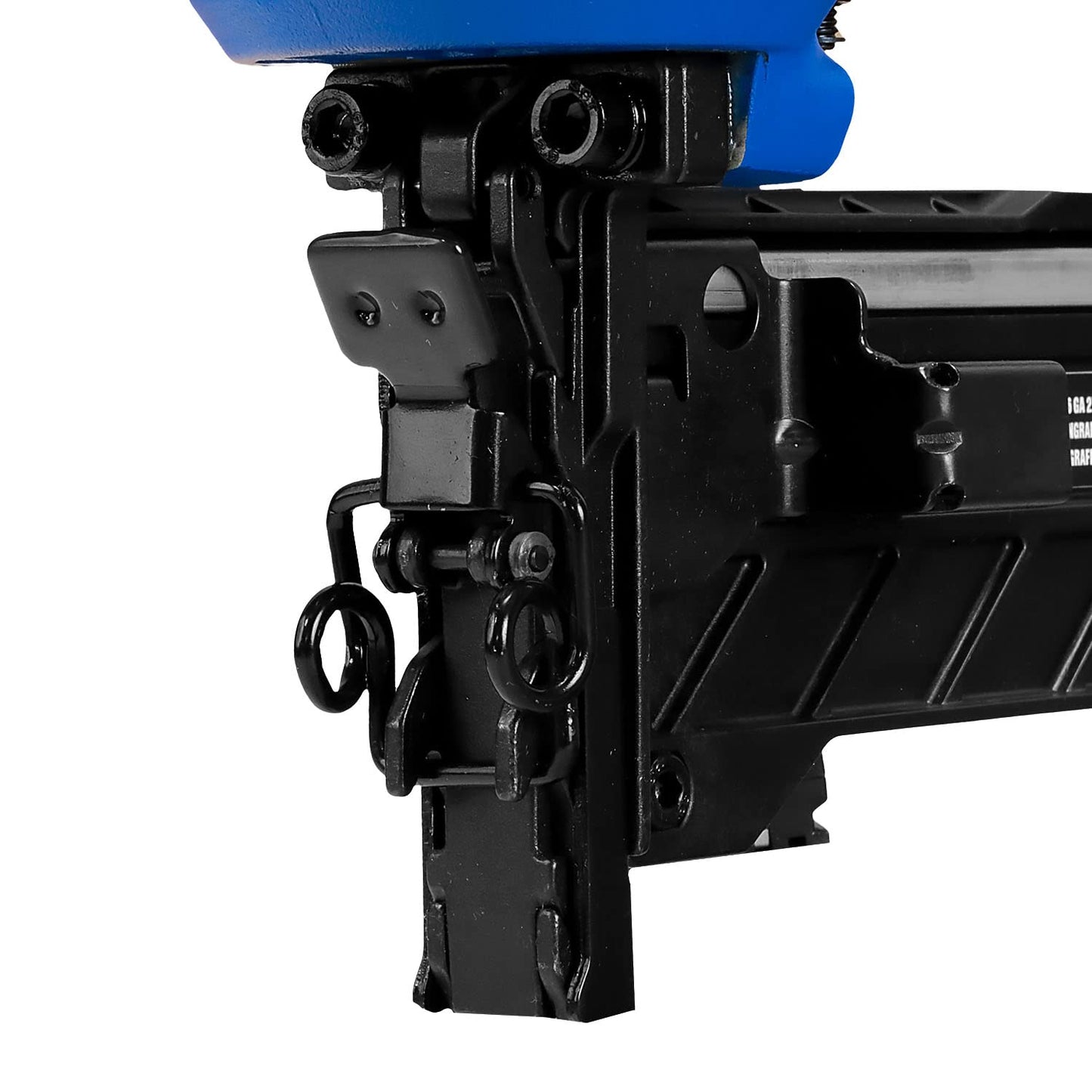 Estwing ESS50 Pneumatic 16-Gauge 2" Medium Crown Construction Stapler with Adjustable Metal Belt Hook, 1/4" NPT Industrial Swivel Fitting, and Bag