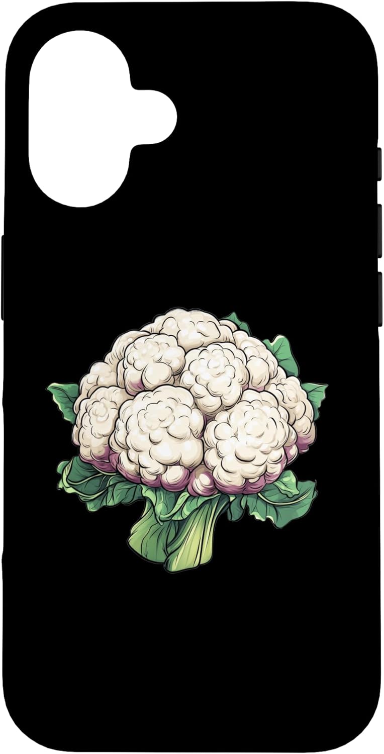 Cauliflower Brassica Oleracea Vegetable Designs 16 iPhone Cauliflower Pop Art Case