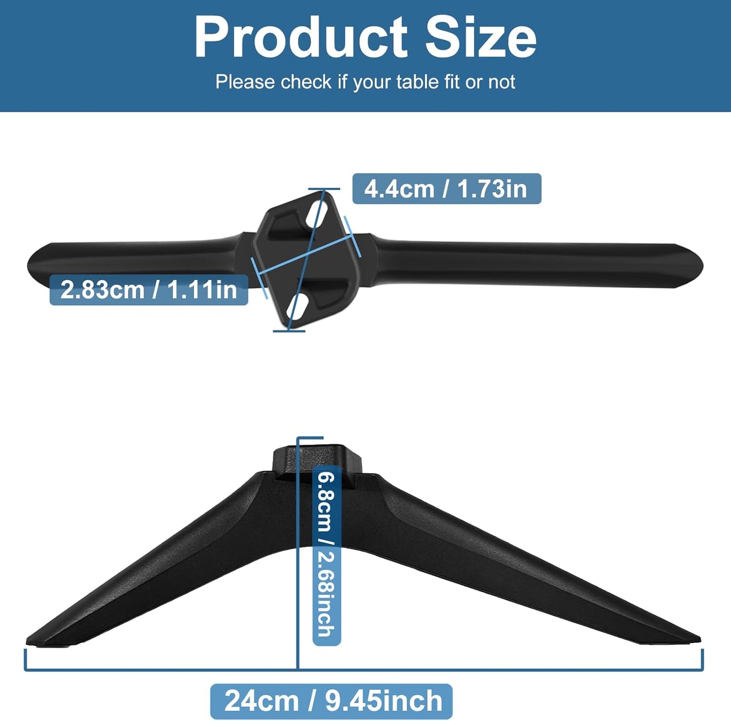 Dinghosen 32H4030F3 43R6E3 50R6E3 50A6G 55H6570 55H6570G 58H6870, TV Stand for Hisense TV Legs, TV Stand Legs