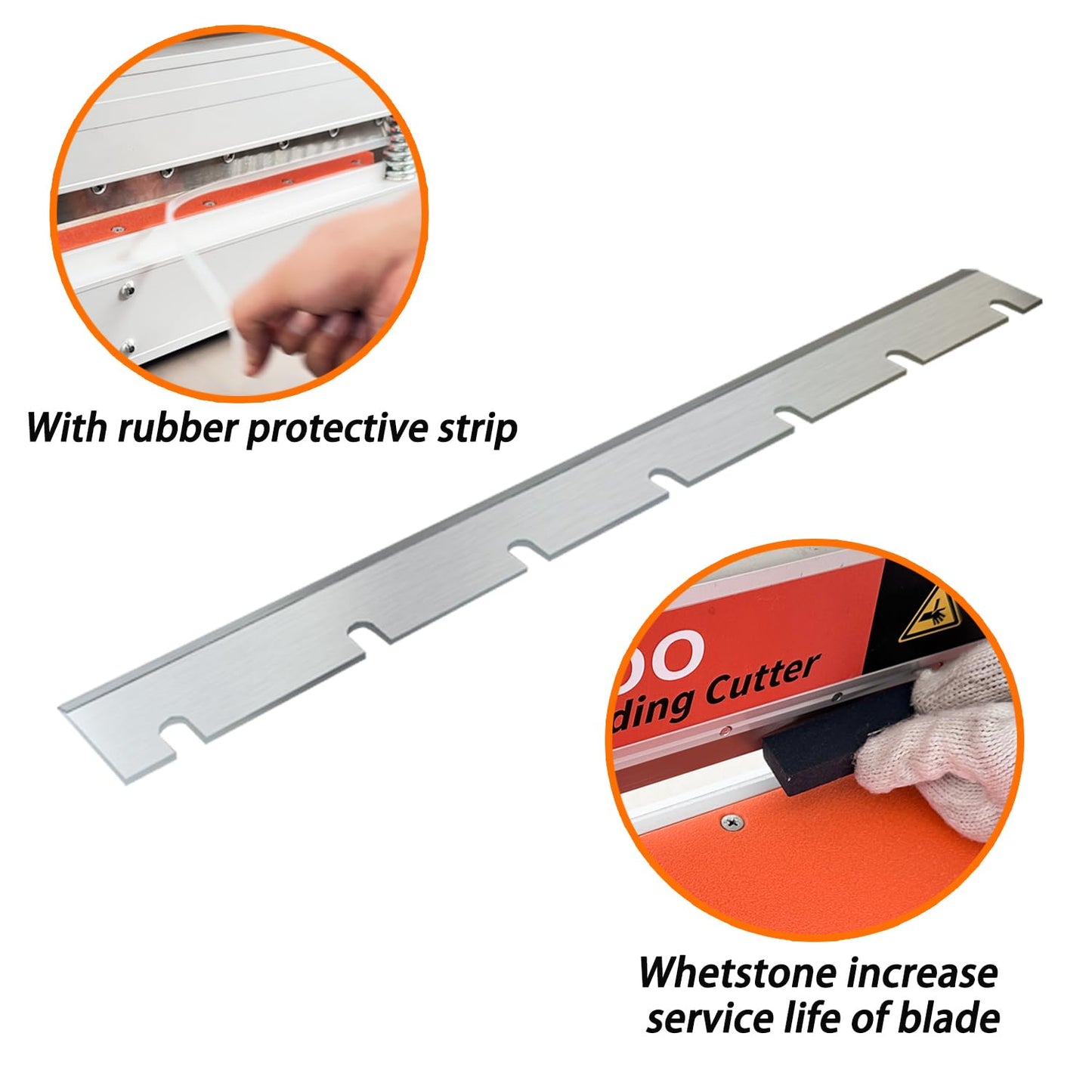 Heavy Laminate Floor Cutter with Replacement Blade, NAACOO 13“ Vinyl Floor Cutter with wheel,Vinyl Plank Cutter – Just 1 Step Meet Angle&Length Cutting,