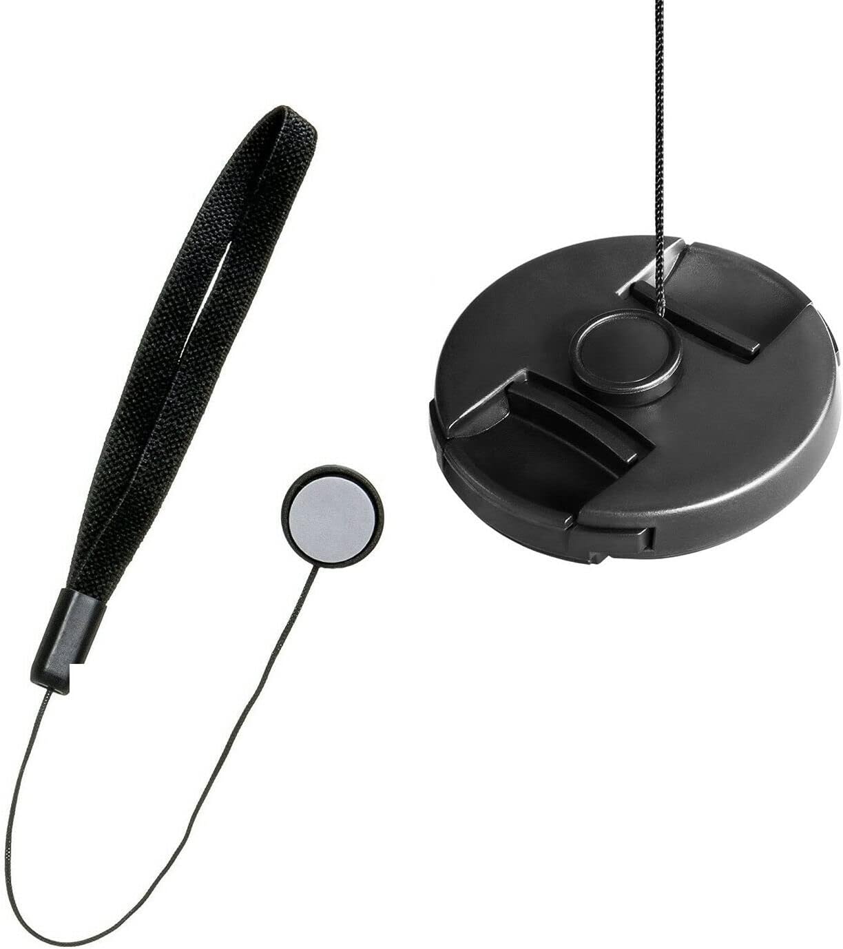 Digital Nc Pinch (82mm) a58 Lens Cap Center + Lens Cap Holder + Microfiber Cleaning Cloth. Compatible with Sony Alpha