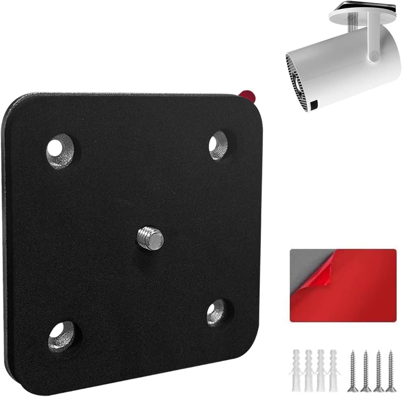 Chanvoo HY300PRO HY300 Drill Free Wall Mount Compatible with Mini Projector Ceiling Mount, PRO Accessories Aluminum