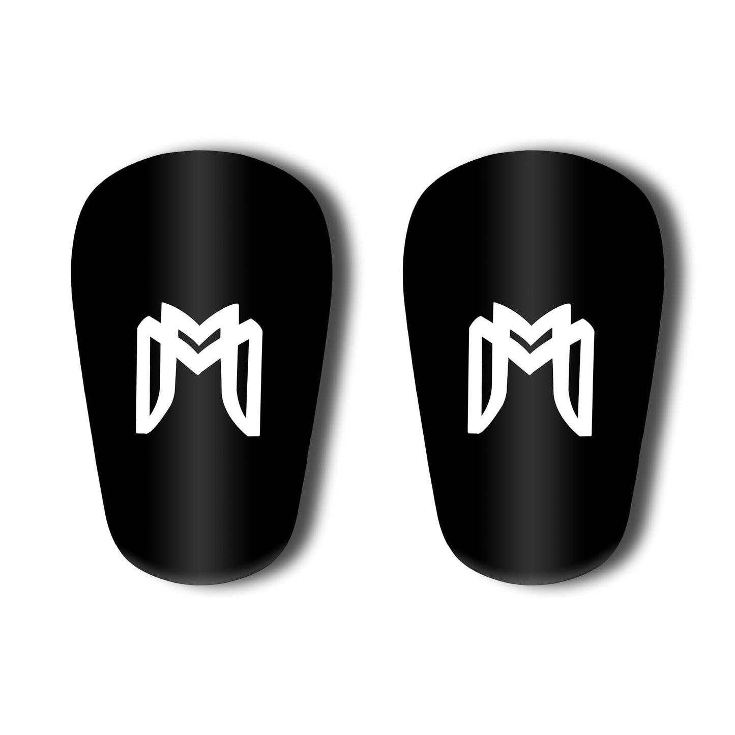 MediCaptain MiniGuards - Mini Shin Guards for Soccer Players - Tiny Shin Pads for Men, Women, Teens - Miniature Shin Guards 3.9 x 2.4 inch - Perfect for High Level Soccer Athletes (Black)