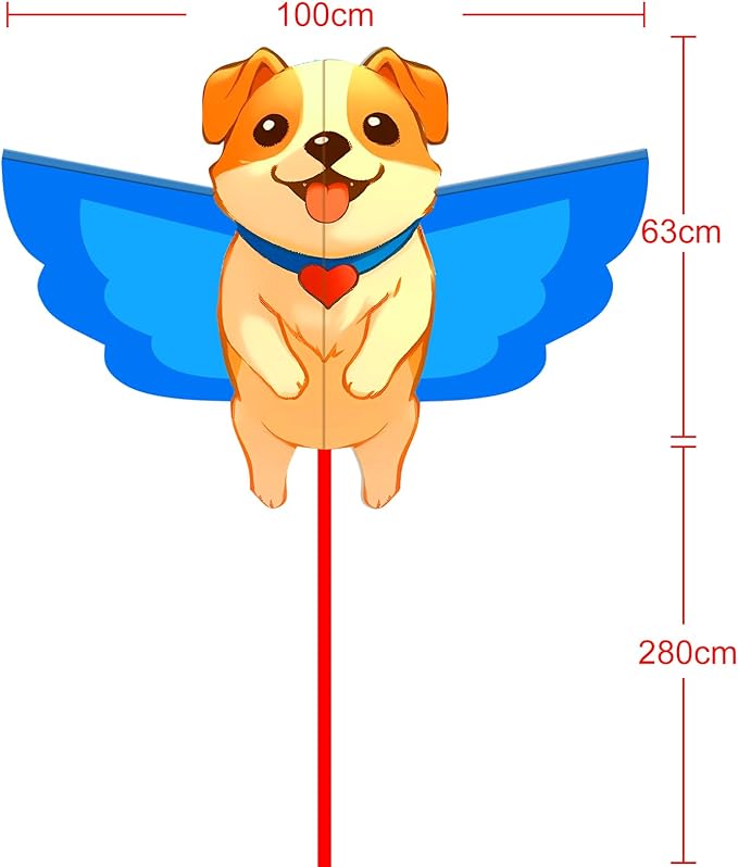 HENGDA KITE Animals Kite for Kids Beginners and Adults Cute Design High Definition Printing Easy to Carry