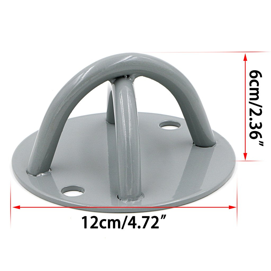 Hipiwe Ceiling Anchor - Wall Mount Bracket for Suspension Straps, Gymnastic Rings, Aerial Yoga Swing & Hammock, Resistance Band, Battle Rope (2 Pcs)