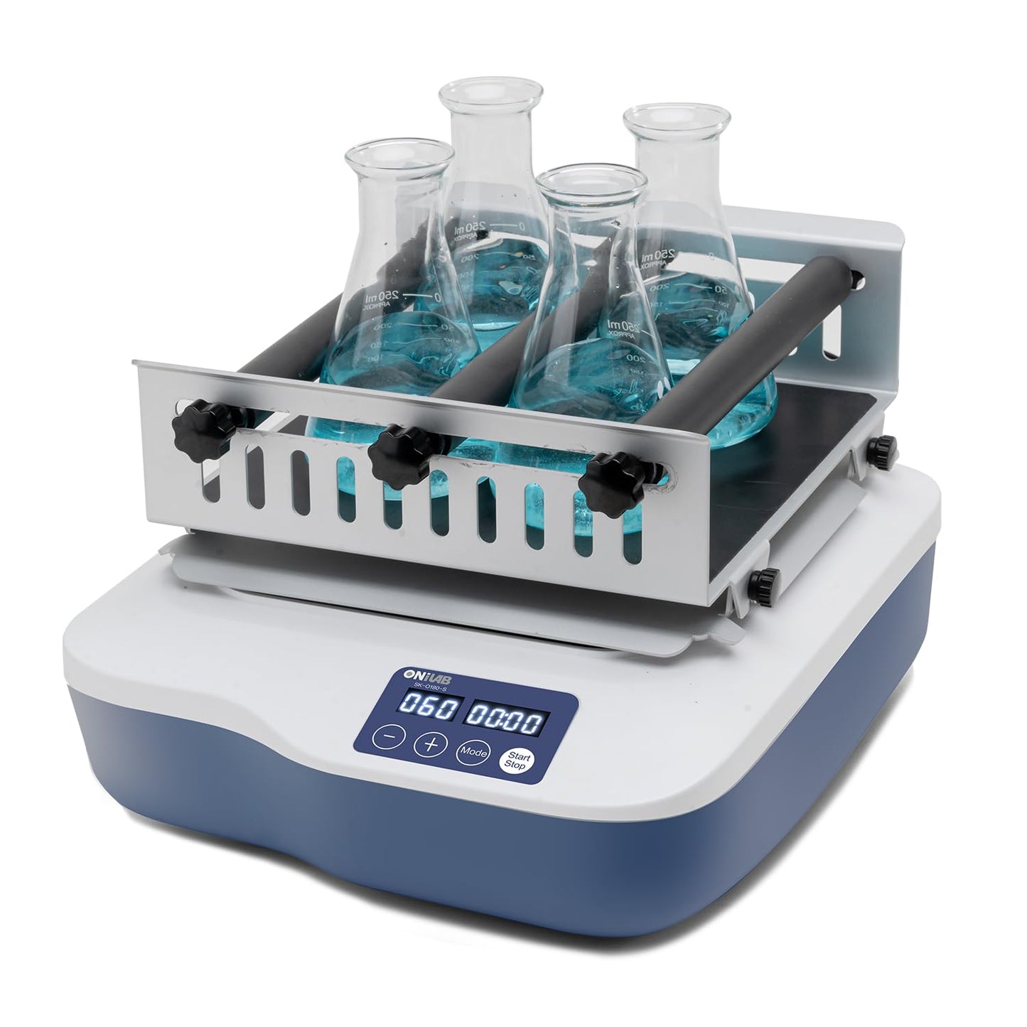 ONiLAB Digital Orbital Shaker 40-200RPM, Replaceable Workplate 9.85"x9.65" Capacity 2KGS, Orbital Rotator Shaker with Continuous Mode or Timer Mode(1min-99h59min), Labs and Classrooms