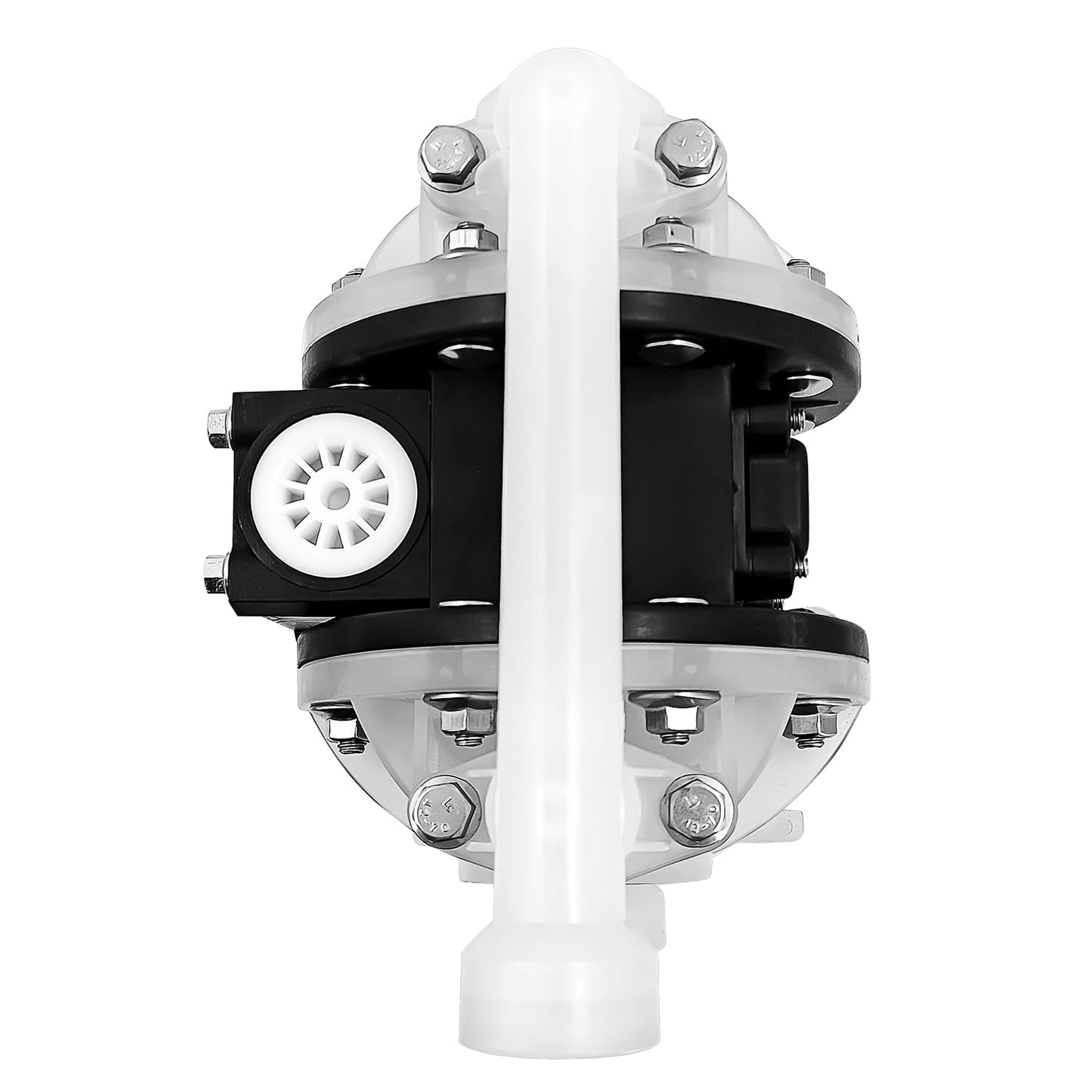 PD07P-APS-PTT Single Double Diaphragm Pump Compatible with Polypropylene PTFE, 15 gpm, 100 psi