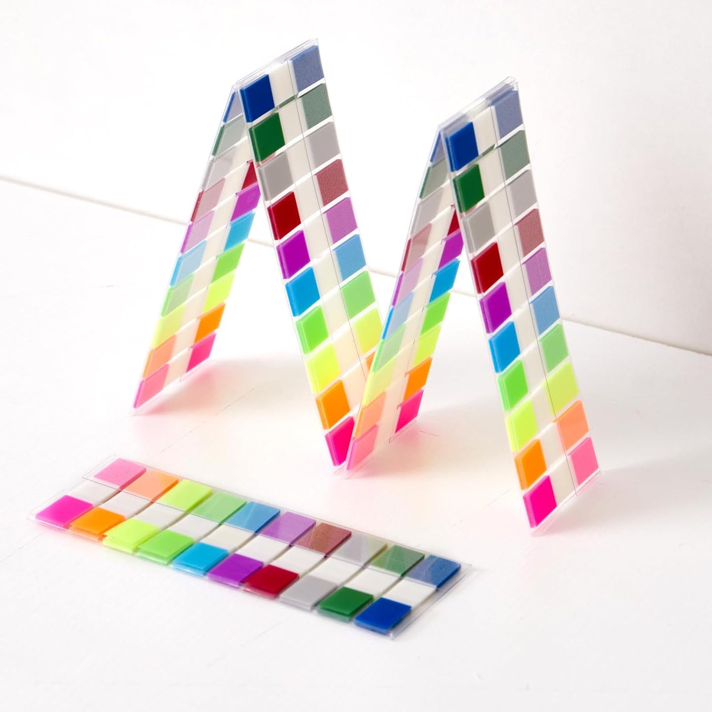 Skiennix Sticky Tabs Notes | 1000 Pcs Transparent Writable Colored Book Index Tabs for Office & School
