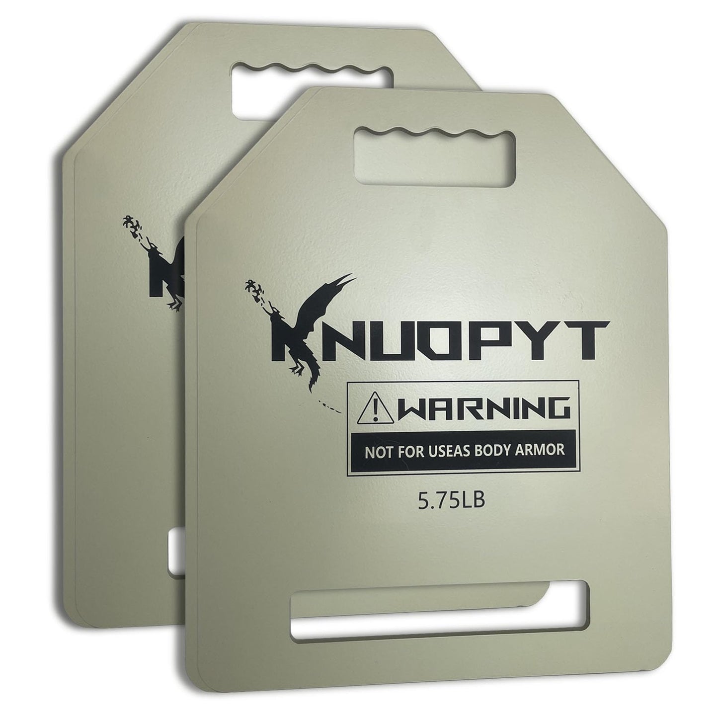 2 Pcs Weighted Vest Plates,5.75 LB Steel Weight Plates for Vests, Premium Steel Weighted Plates for Strength Training,Hiking,Trekking,Heavy Workout and Running Exercises(Beige)