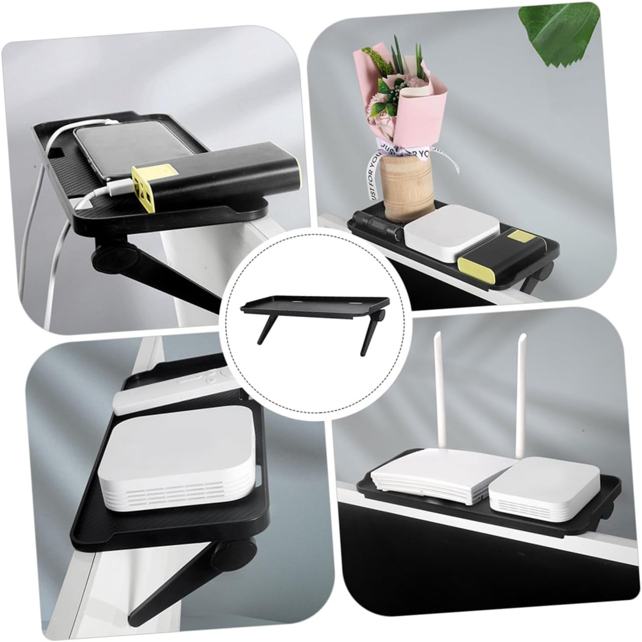 Angoily Adjustable Monitor Riser - Stylish TV Stand for Home & Office