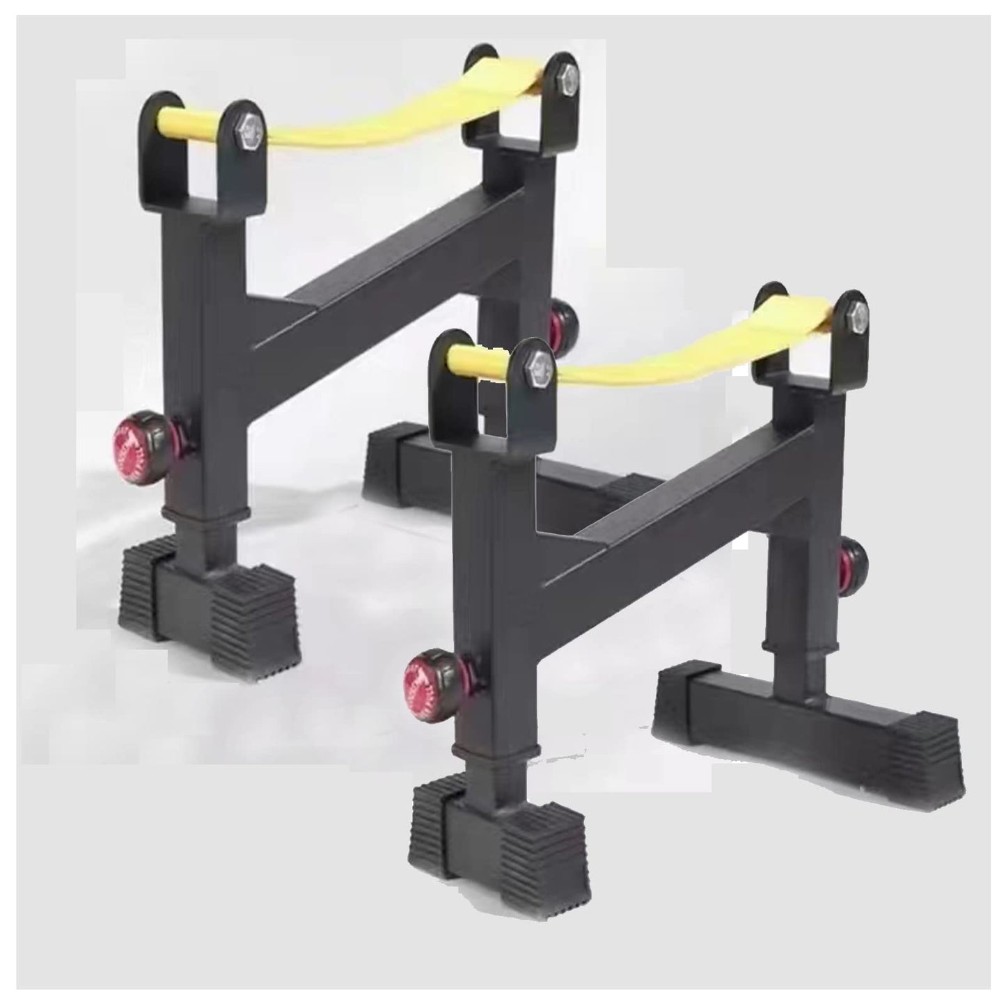 2 Stand Quiet Deadlift Barbell Elevation Stand