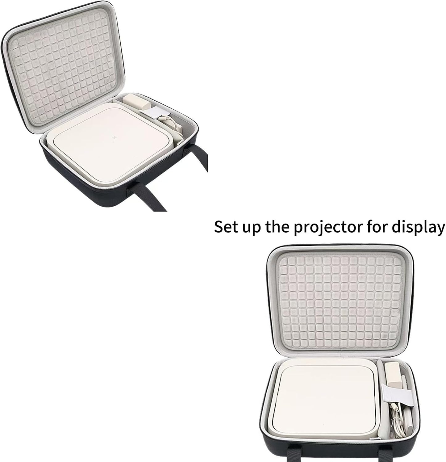 2024 Hard Carrying Storage Case For XGIMI Elfin Flip New Projector & Multi-Angle Projector Stand, Waterproof