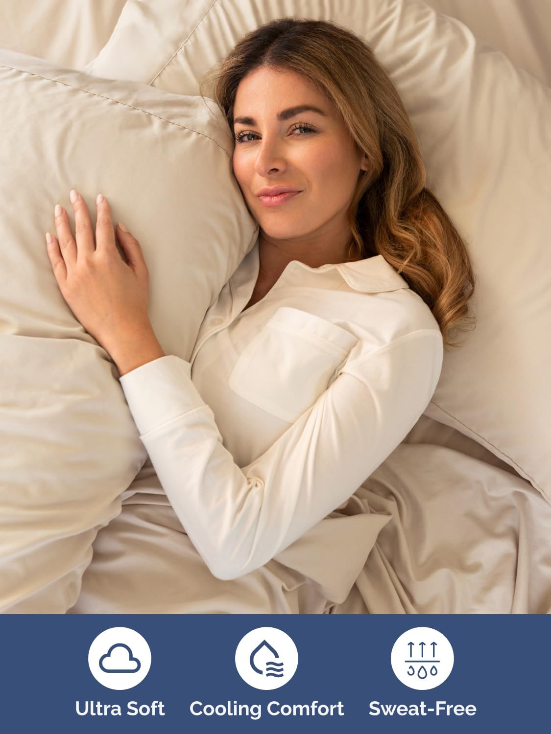 Skiennix Extra Deep Twin Sheet Set - 4 Piece Breathable Cooling Sheets - Luxury Hotel Quality - Soft Wrinkle-Free Wheat
