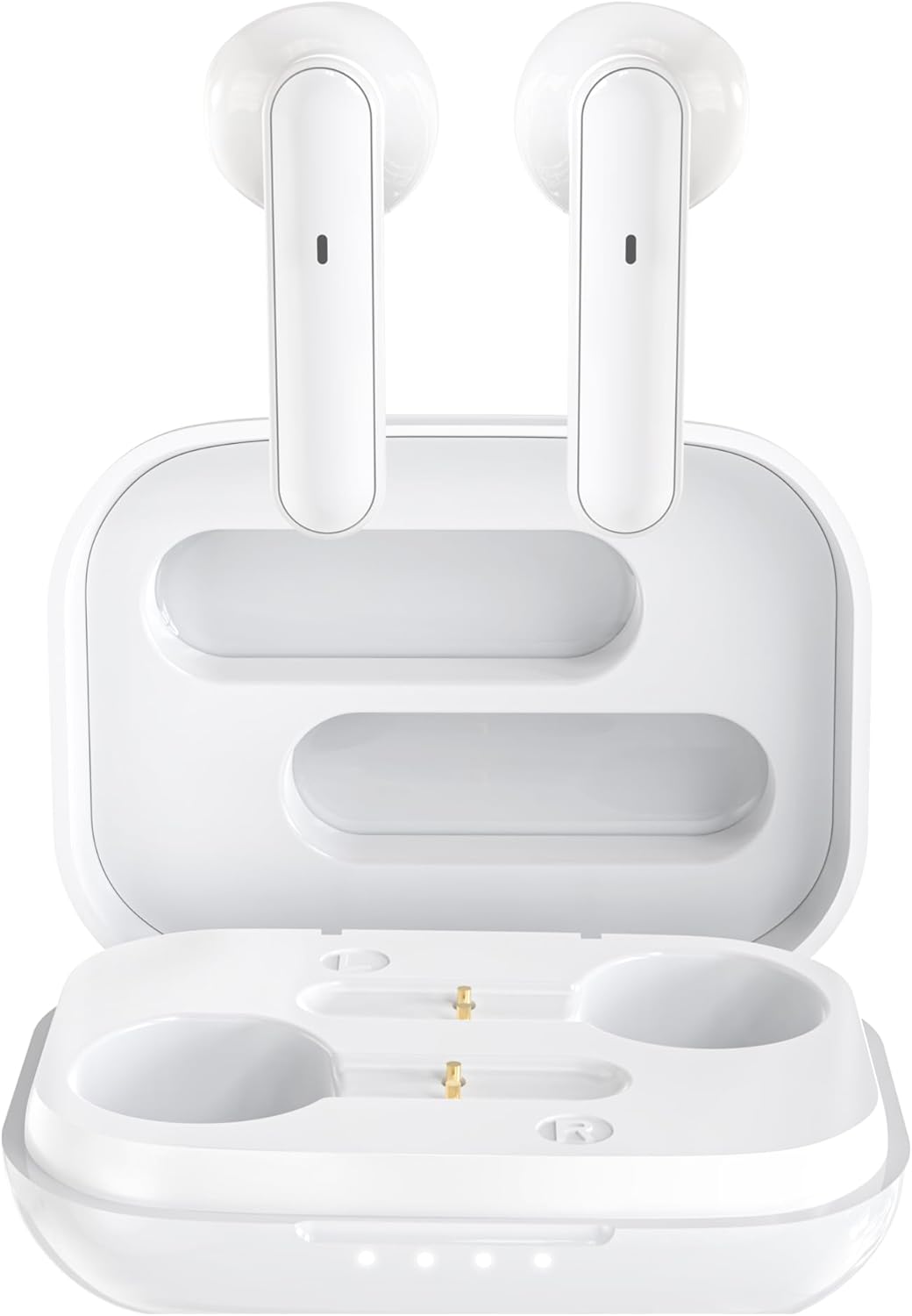 CBTek Seamless 40 Wireless Bluetooth Earbuds, with Any iPhone and Android, Built-in Mic with Charging Case, Deep Bass