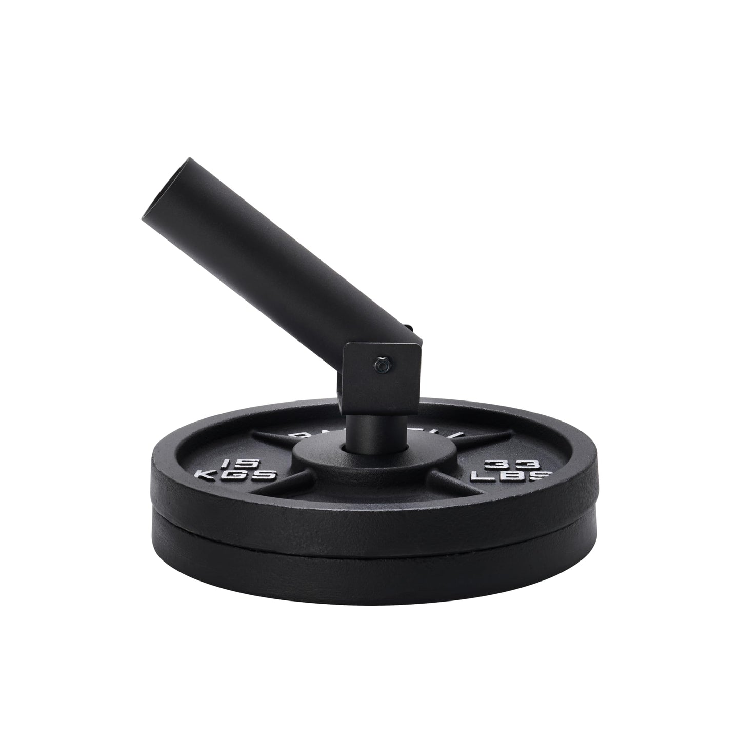 ANOSWXG 2 inch - Landmine Base Gym Equipment - T Bar Row Landmine Attachment For Barbell - Home or Small Spaces - T Bar Row Platform for Deadlift Squat Tricep Exercises (Black-S)