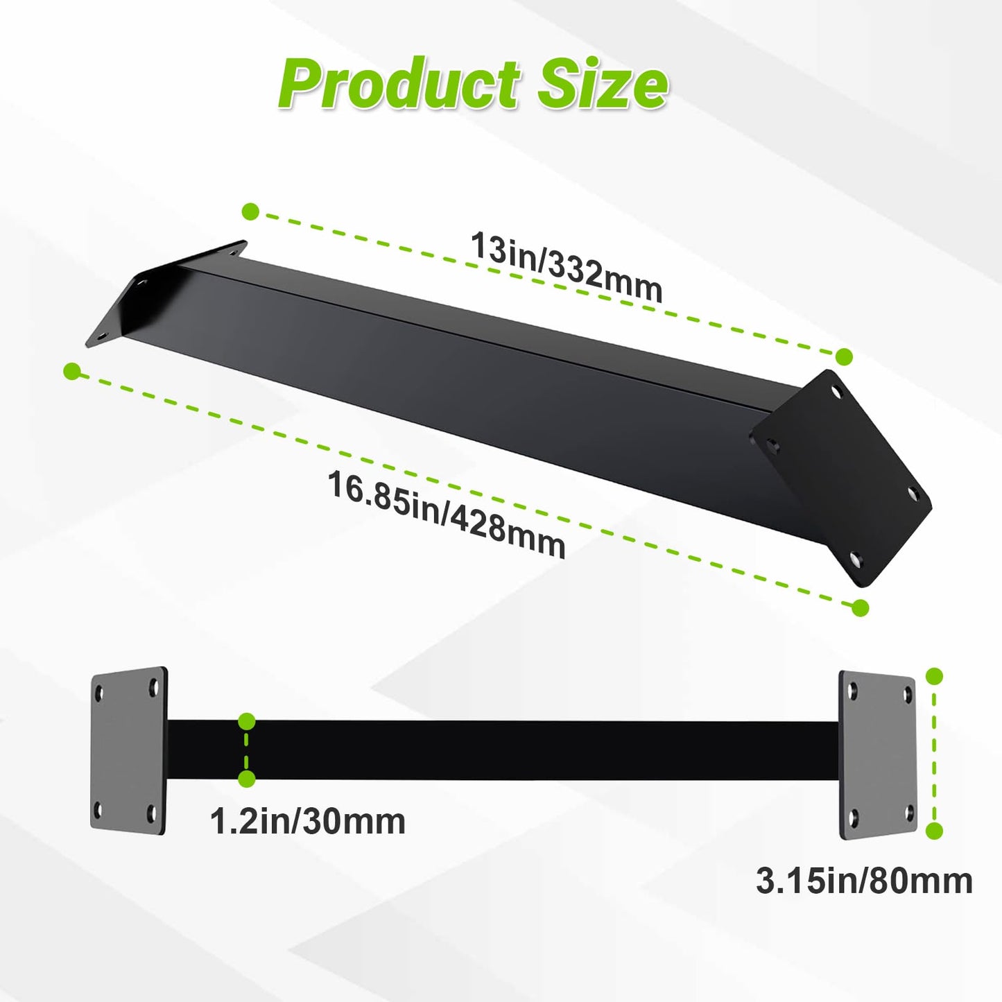 12Pcs 45 Degree Angle Support Bracket, 45° Heavy Duty Pergola Bracket Kit, 45 Degree Angle Corner Braces Inside Joint for Wood Post and Beam, Pergolas Gazebo