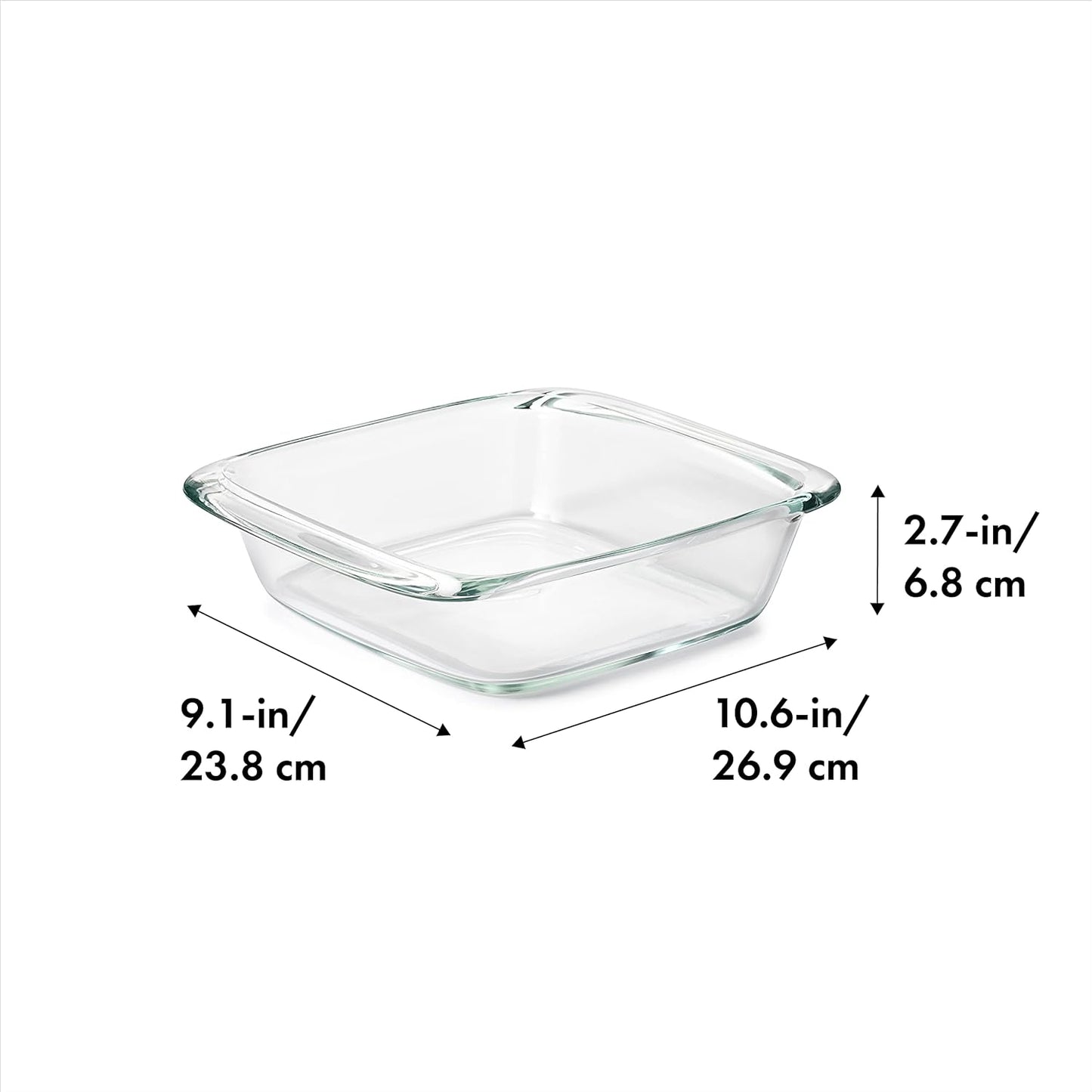 OXO Good Grips Glass Baking Dish - 2 Qt Capacity for Effortless Cooking and Serving