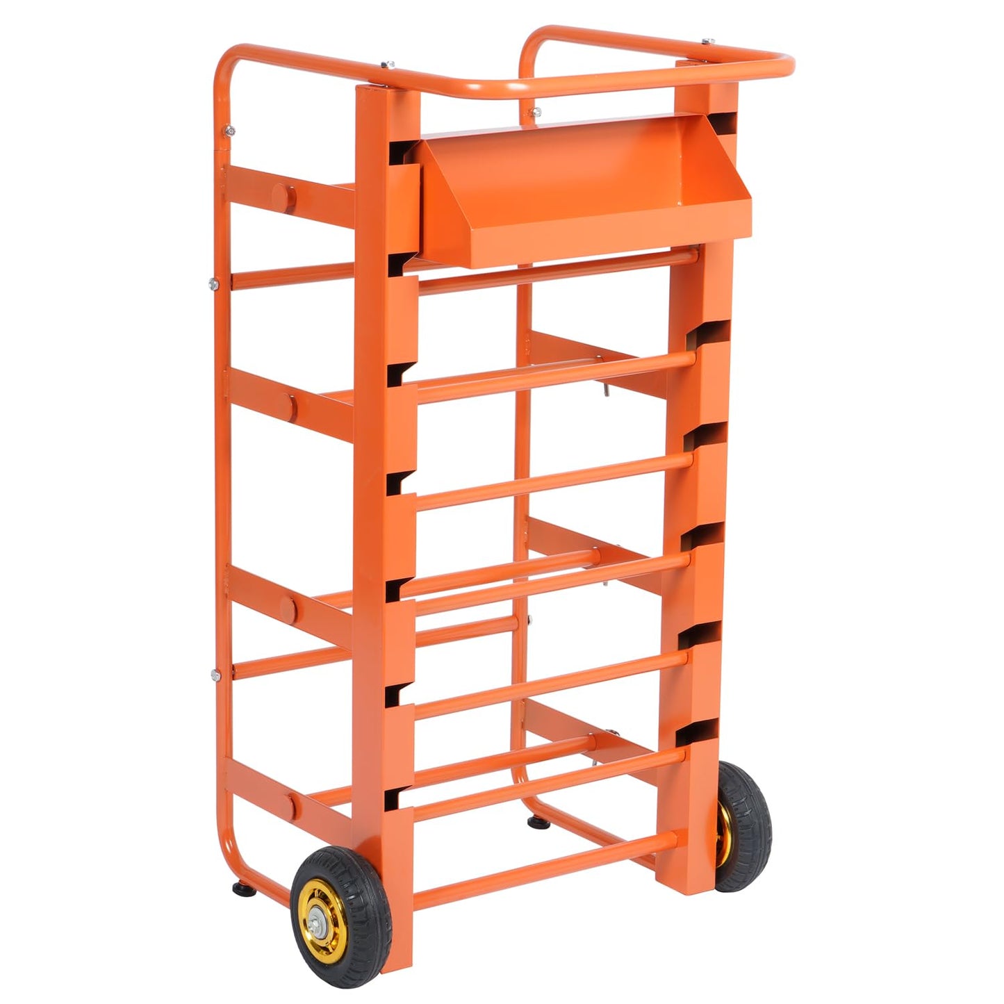 Wire Spool Rack Cable Caddy,Portable Wire Rack Dispenser with Wheel,Automotive Wiring Storage, Multi-Spool Wire/Cable Dispenser for Electrical Industrial & Retail Use