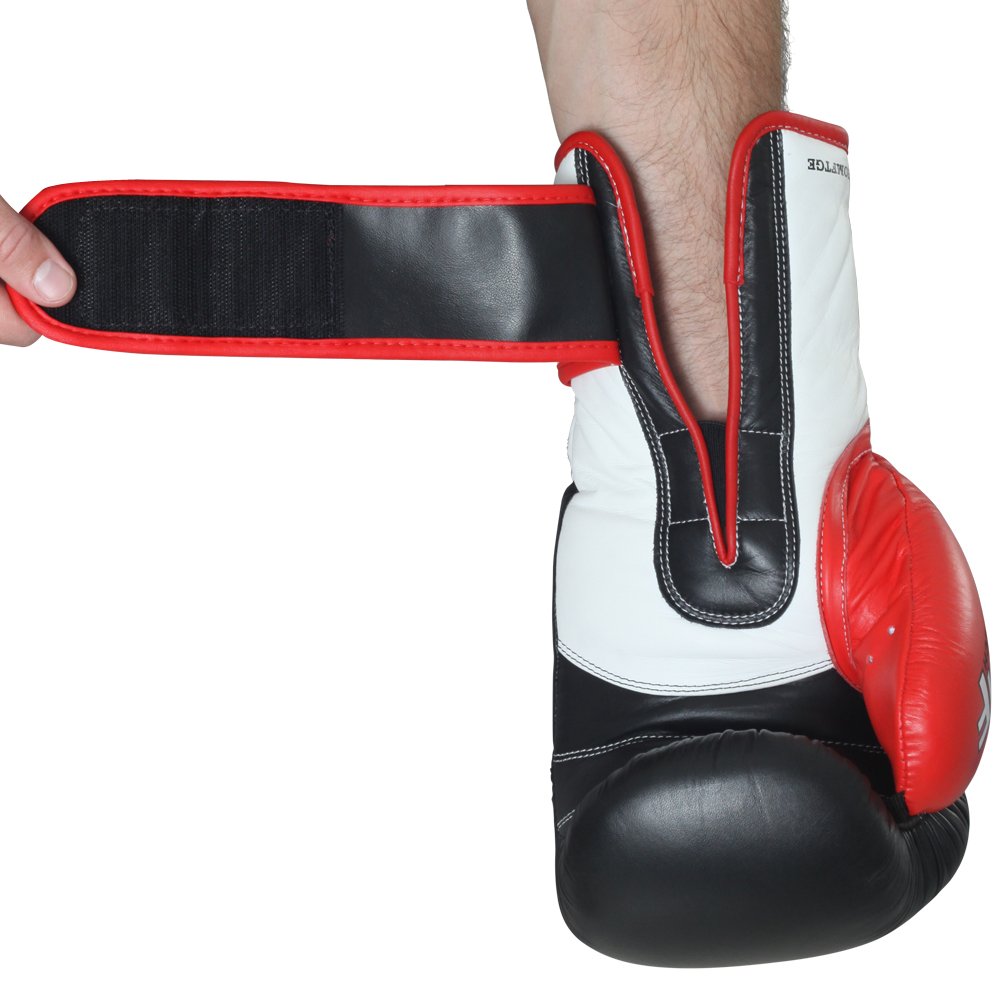Ringside Pro Style IMF Tech Boxing Training Sparring Gloves, White, 18-Ounce