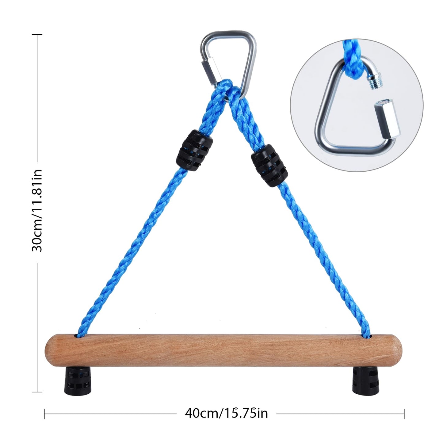 ChengFu Ninja Monkey Bars, Monkey Bars for Kids, Monkey Bars, Swing Accessory Sets, Obstacle Course Trapeze Bars for Outside Training Equipment (3pcs)