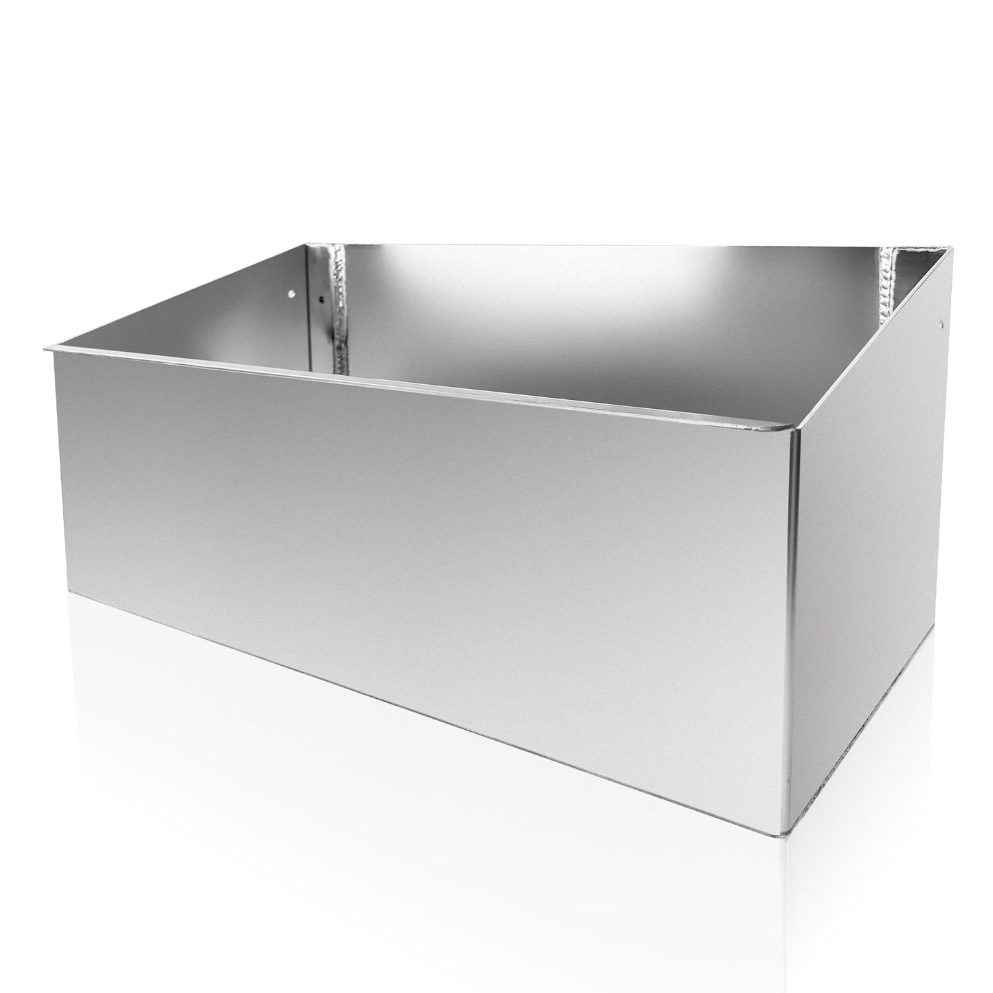 Srehloe Aluminum Fuel Tank Rack Practical Kettle Shelf Storage Racks Length 23" Accommodate 2 5-Gallon Jugs Suitable for Garage Enclosed Racing Trailer Work Area Silver