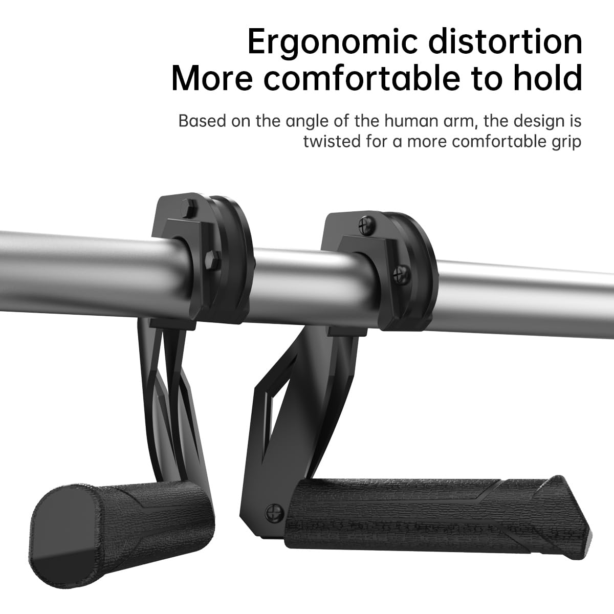 AimiDream Neutral Grip Handle Attachment for Pull-up Bars, Barbells and Resistance Bands,Angle
