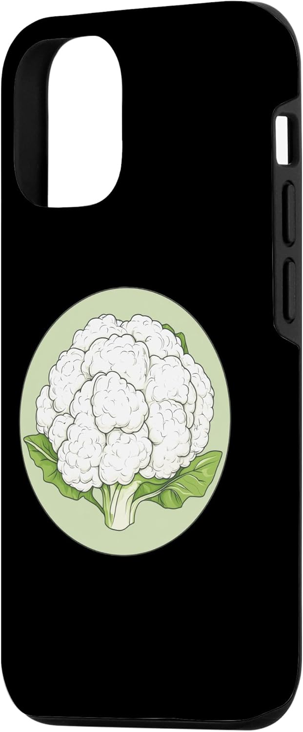 Cauliflower Brassica Oleracea Vegetable Designs 12/12 iPhone Pro Cauliflower Round Image Case