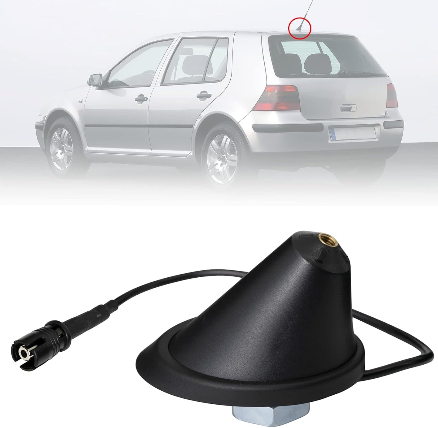 AUTOXBERT 3 2004-2009 2004-2009 Car Roof Aerial Antenna Base Seal Mount Adapter Vehicle AM/FM Stereo Radio Amplified