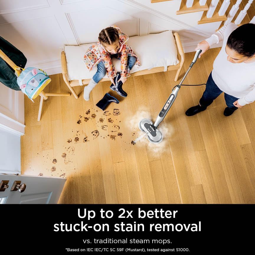 Shark S8201 Steam Mop - All-in-One Hard Floor Cleaner with Steam Blaster Technology & LED Headlights - Bronze