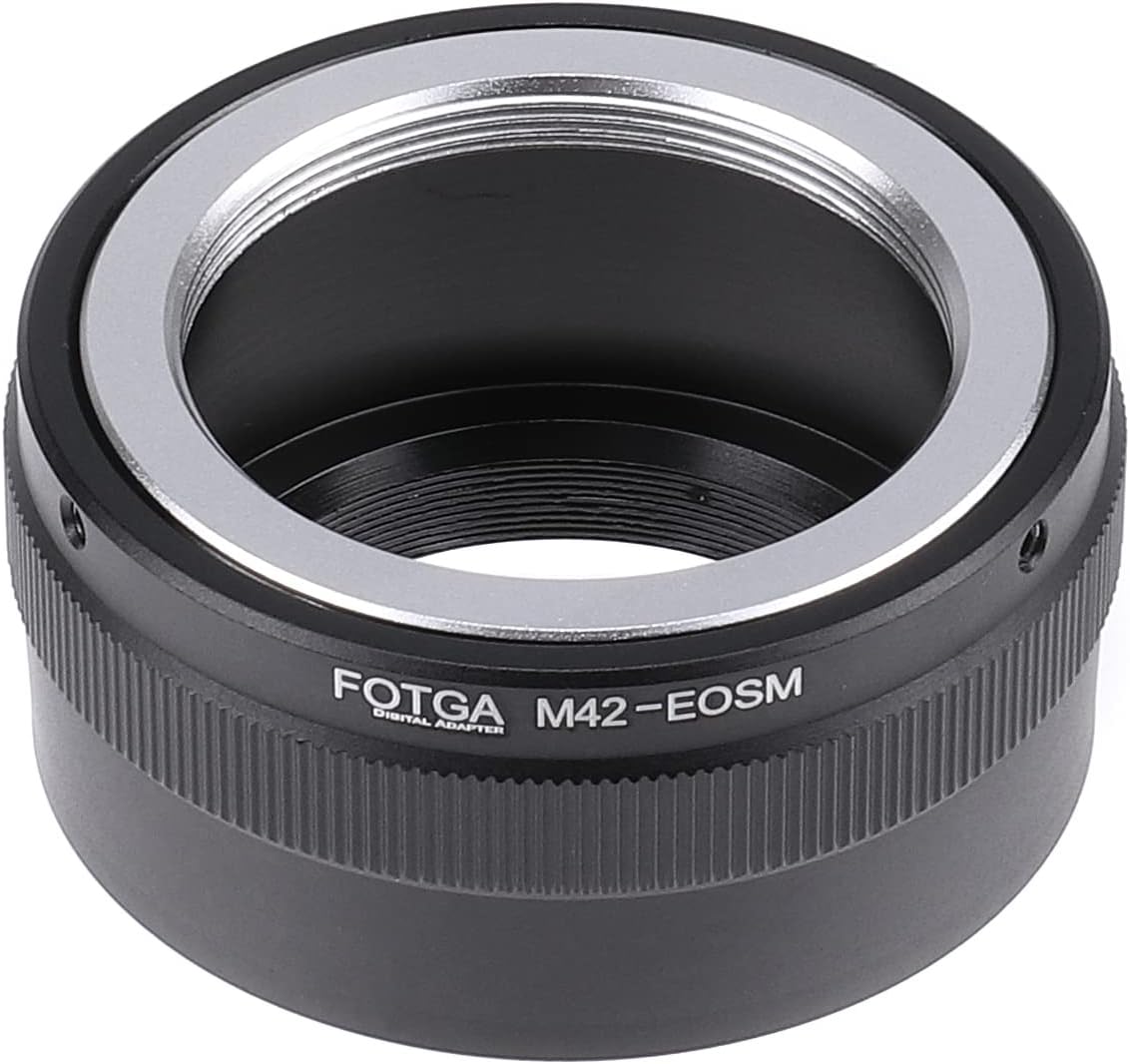 FOTGA M42 42mm Adapter for Screw Mount Lens to Canon EOS M EF-M mirrorless Camera