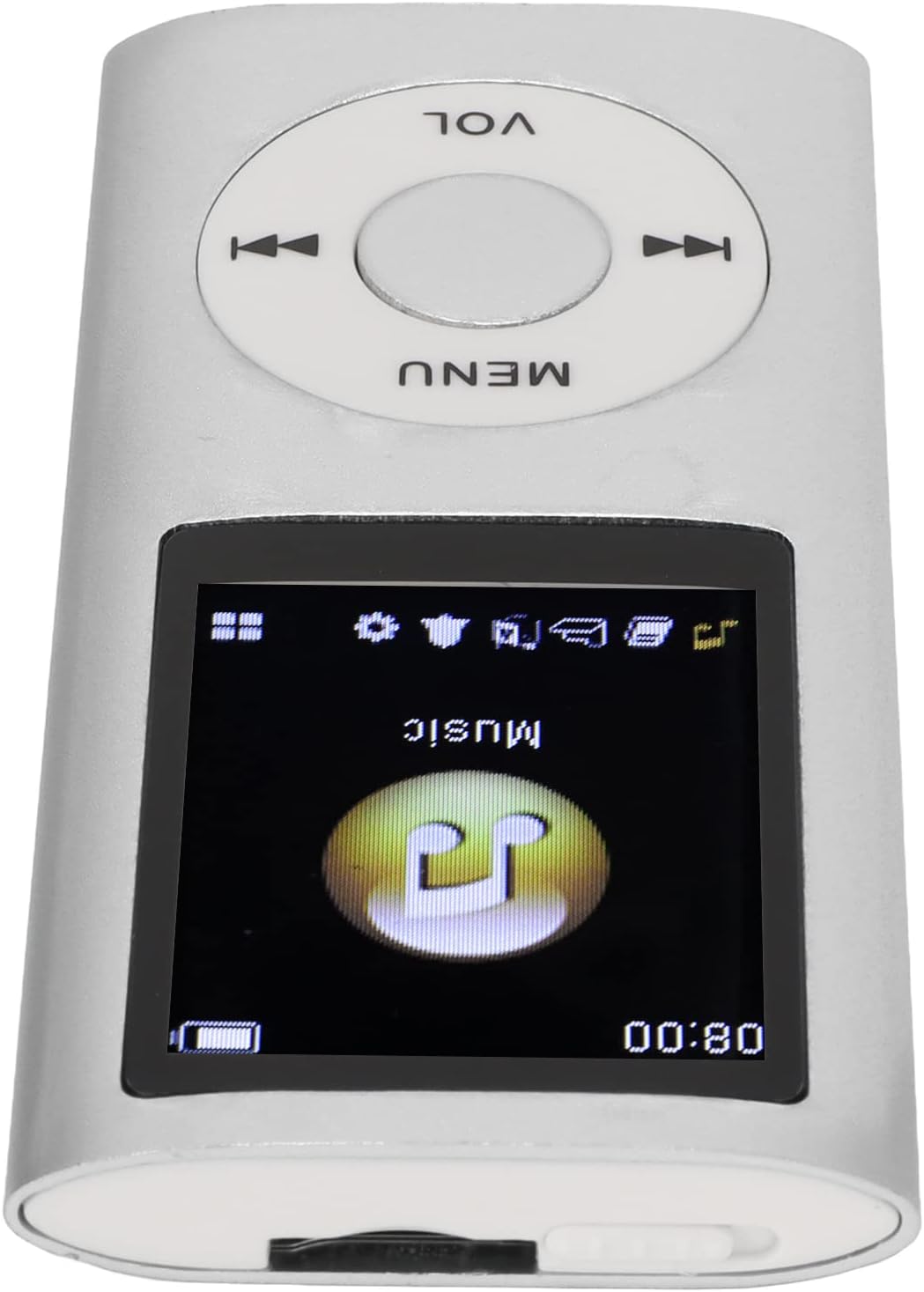 YUEHISY MP3 64GB 8 MP3, Player, with Memory Capacity, Hour Battery Life Portable Music Player, Supports WMA, FLAC, APE