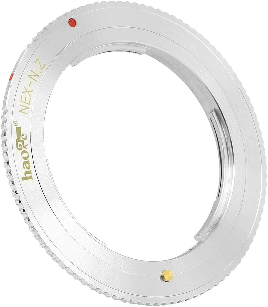 Z7II Z6ii Z6 Z7 Z50 Haoge Manual Lens Mount Adapter for Sony E Mount Lens to Nikon Z Mount Mirrorless Camera Such as