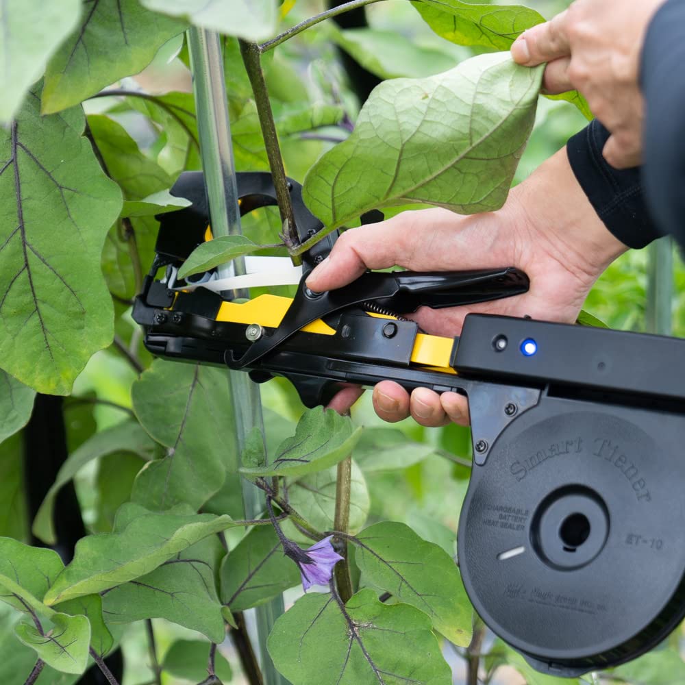 SMART TIENER, Plant Tying Machine, NO Need for Staples, Electric Heat Sealing Machine, Tape Tying Tool, Plant Tying Garden Tool for Grapes, Tomatoes and Vining Vegetables