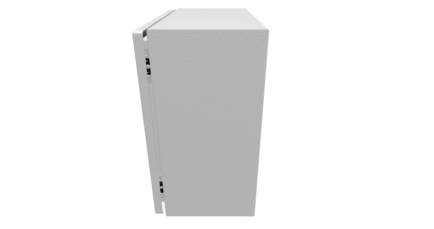 Rittal 1380.000, Wall-mounted AX Enclosure, Carbon Steel, 15" Height x 15" Width x 8.27" Depth
